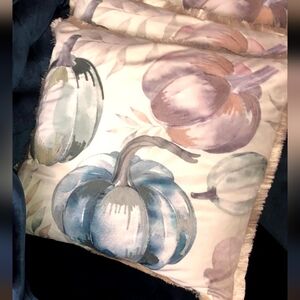 Pier 1 Imports Velvet Pumpkin Pillow